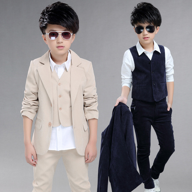 Big Boys Blazer Suits for Weddings Children Jacket+Vest+Pants 3 pieces/set Costume for Marriage Kids Formal party Blazer Clothes
Big Boys Blazer Suits for Weddings Children Jacket+Vest+Pants 3 pieces/set Costume for Marriage Kids Formal party Blazer Clothes