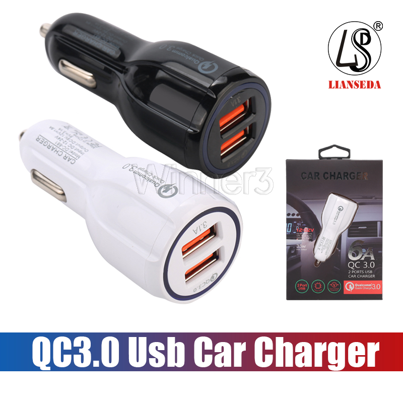 Top Quality QC3.0 fast charge 3.1A Qualcomm Quick Charge car charger Dual USB Fast Charging phone charger + Cable
Top Quality QC3.0 fast charge 3.1A Qualcomm Quick Charge car charger Dual USB Fast Charging phone charger + Cable
