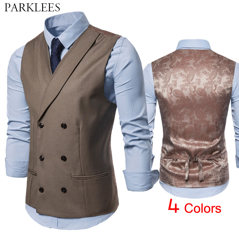 Gold Paisley Floral Printed Patchwork Men Dress Vests Wedding Party Prom Suit Vest for Men Casual Fashion Splice Waistcoat Homme, Khaki
Gold Paisley Floral Printed Patchwork Men Dress Vests Wedding Party Prom Suit Vest for Men Casual Fashion Splice Waistcoat Homme, Khaki