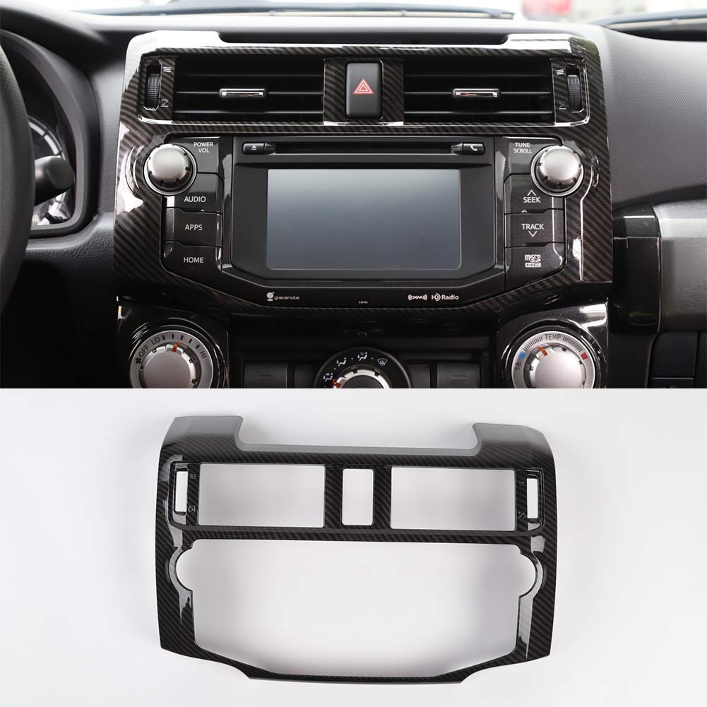 Center Console GPS Navigation Panels Decoration Cover Trim for Toyota 4Runner Interior Accessories