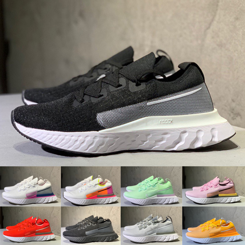 2020 Walking React 5.0 Instant sports Go fly men running shoes Women black white fashion knit air Outdoor sneakers With sign Us5.5-11
2020 Walking React 5.0 Instant sports Go fly men running shoes Women black white fashion knit air Outdoor sneakers With sign Us5.5-11
