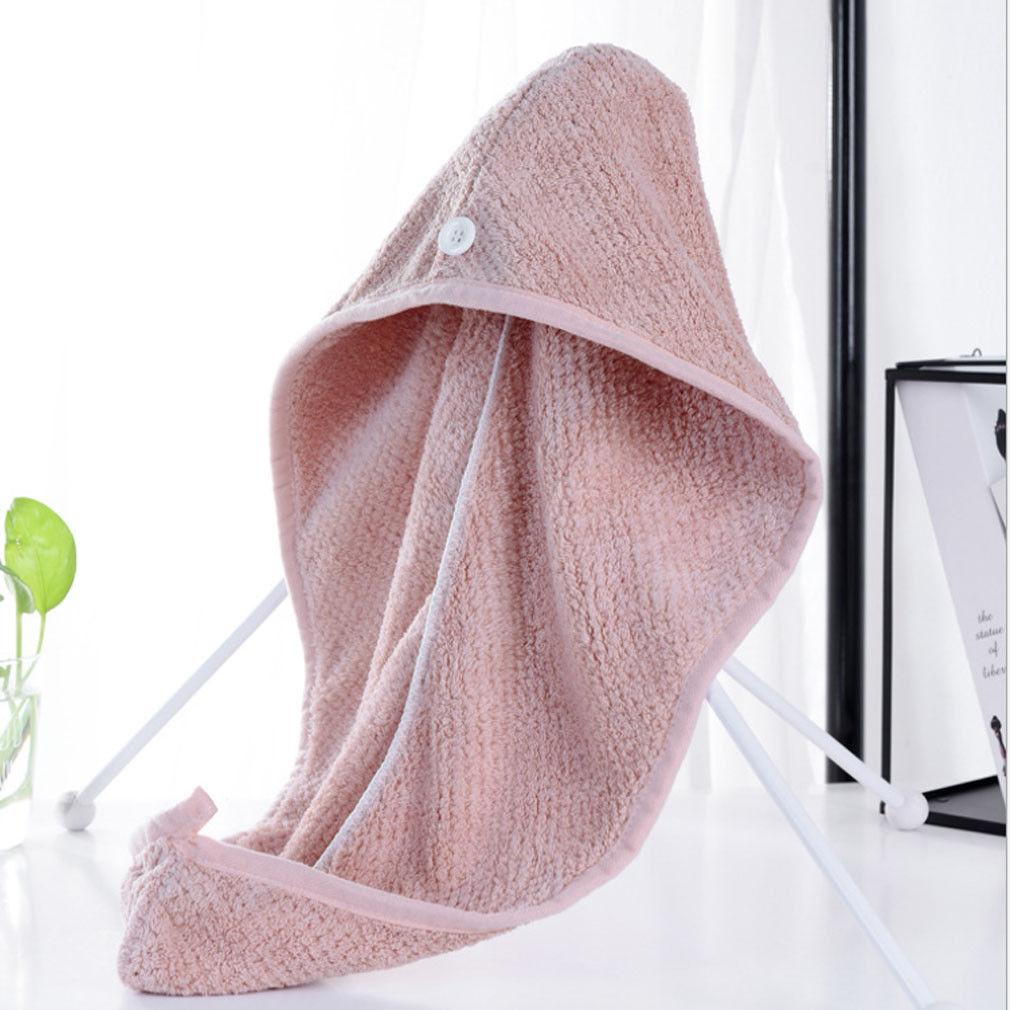 Newest Microfibre After Shower Hair Drying Wrap Womens Girls Lady's Towel Quick Dry Hair Hat Cap Turban Head Wrap Bathing Tools
