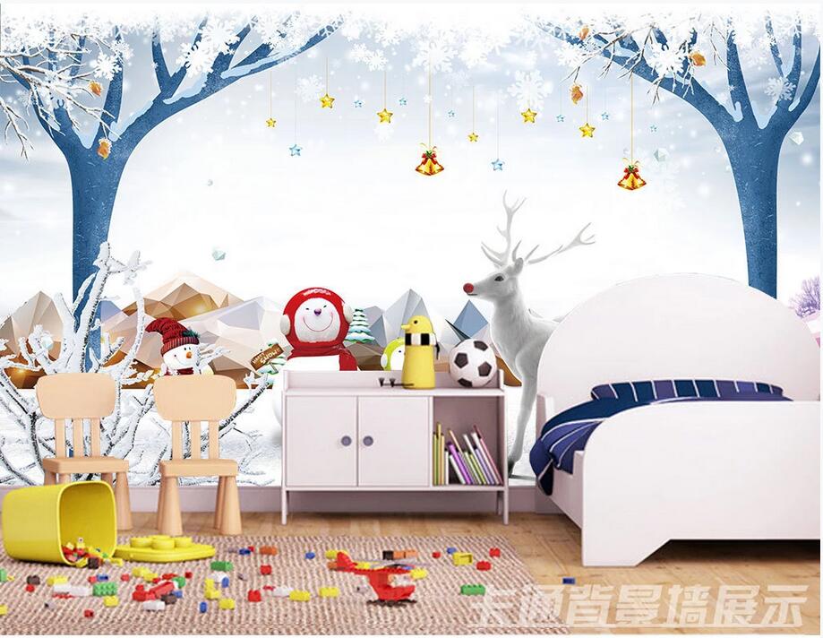 WDBH custom photo 3d wallpaper Children's paradise snow scene elk cartoon decorative painting background home decor wallpaper for kid room, Non-woven
WDBH custom photo 3d wallpaper Children's paradise snow scene elk cartoon decorative painting background home decor wallpaper for kid room, Non-woven