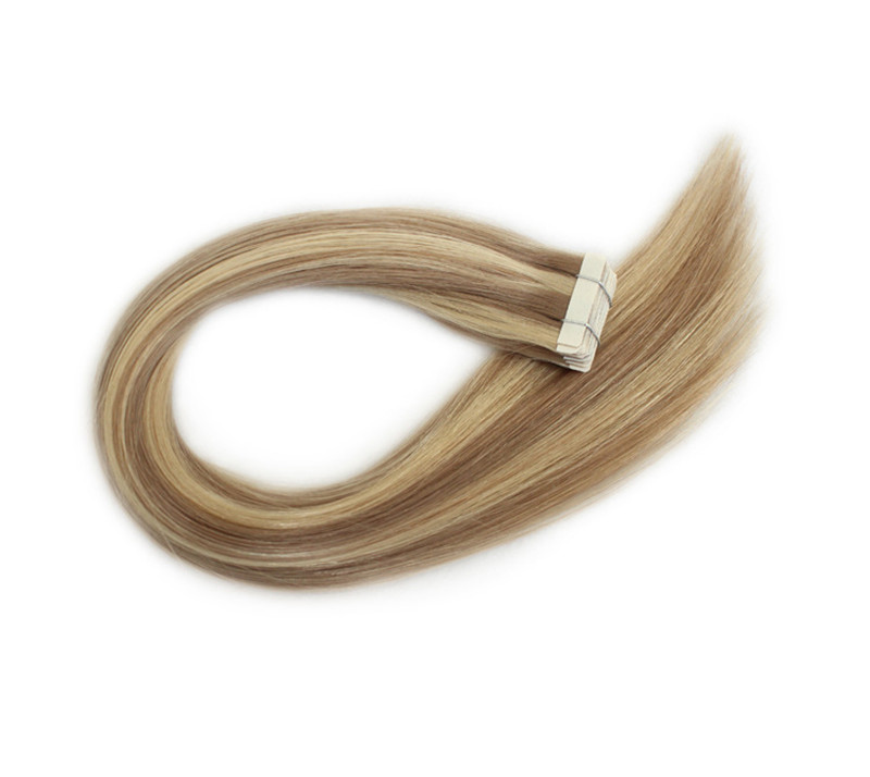 11 Color optional 7A Tape In Hair Peruvian Human Hair Extension Straight Extensions 40pcs/pack Remy Skin weft hairs