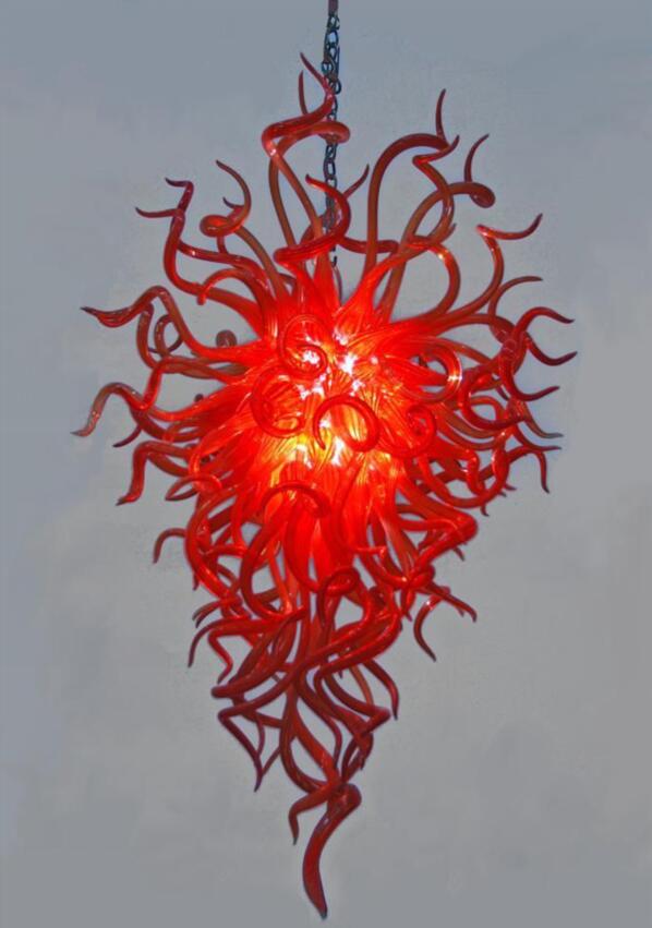 LED Chandelier Lighting Modern Hand Blown Glass Red Pendant Lamps Elegant Home Decorative Ceiling Chandelier
LED Chandelier Lighting Modern Hand Blown Glass Red Pendant Lamps Elegant Home Decorative Ceiling Chandelier