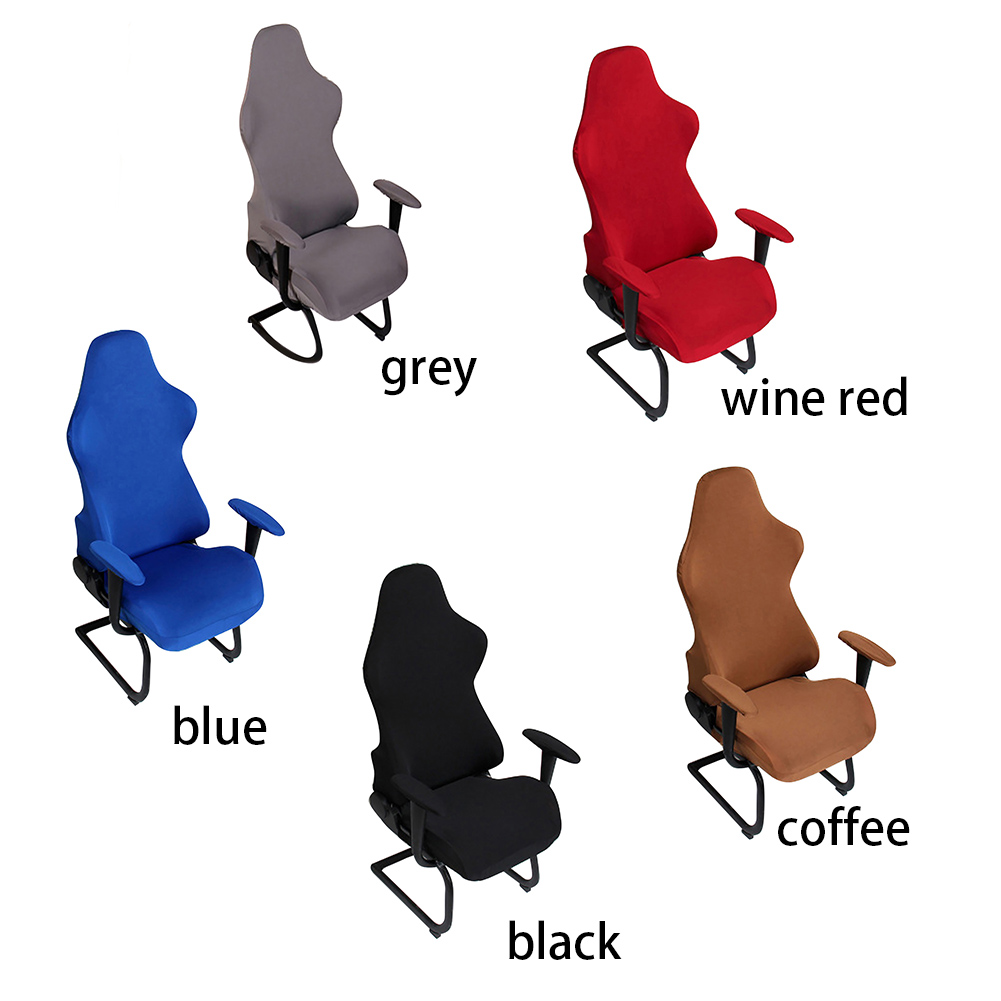 Chair Covers Removable Spandex Polyester Decoration Office Soft Elastic Armchairs Gaming Protector Washable Computer Seats