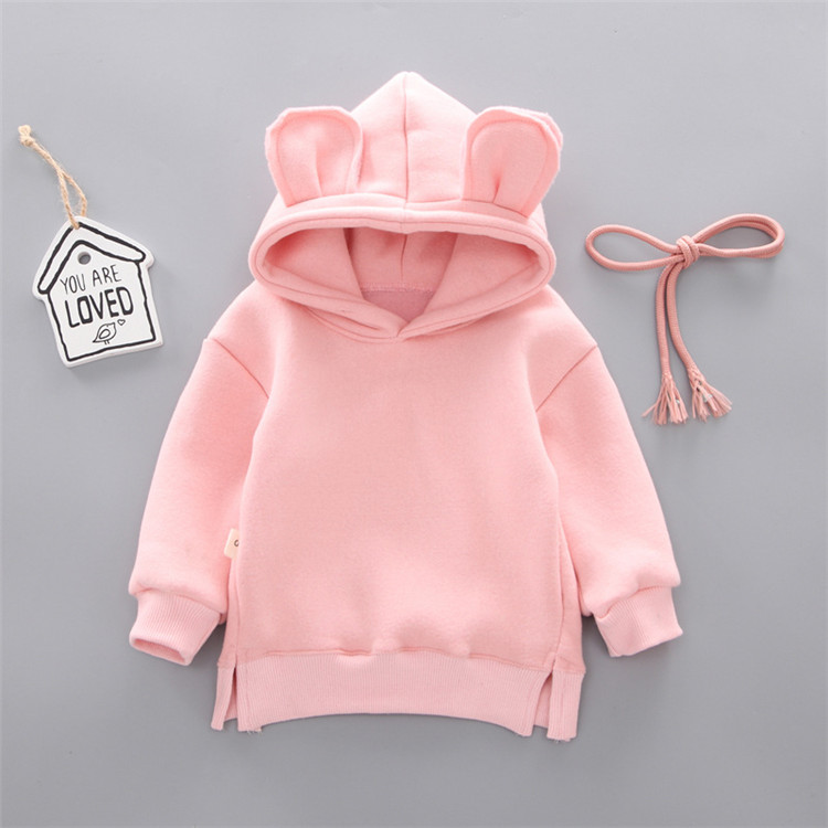 Spring Autumn Kids Clothing Baby Sweatshirt Outwear Long Sleeve Cotton Hooded Outwear boys and Girls Hoodies Tops With String от DHgate WW