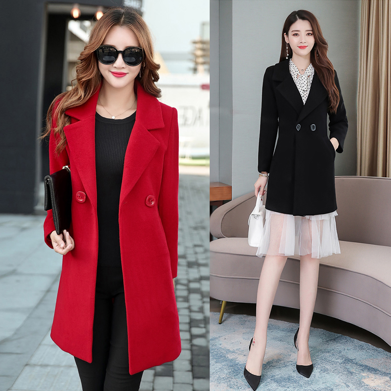 Wholesale Fashion Winter New Women's Woolen Warm Long Jacket padded Coat Outwear Overcoat coats, Black
Wholesale Fashion Winter New Women's Woolen Warm Long Jacket padded Coat Outwear Overcoat coats, Black