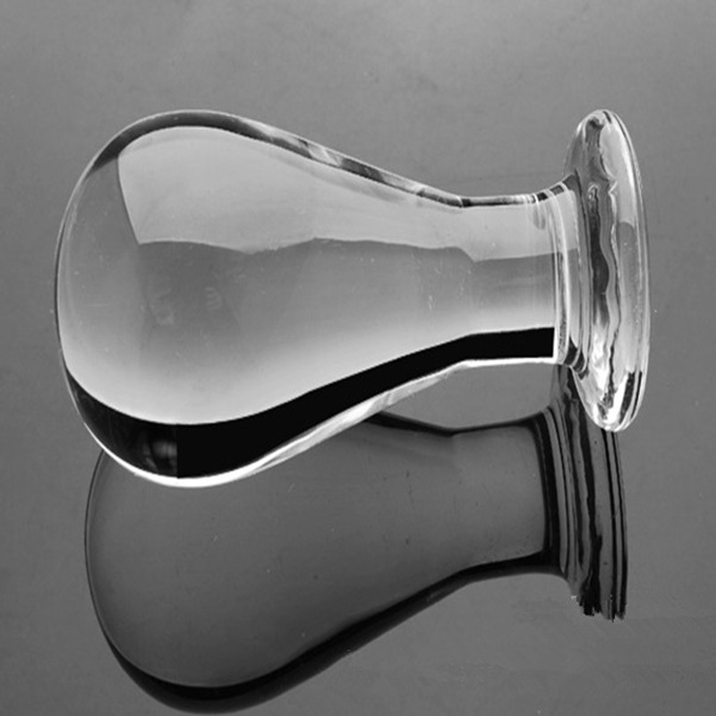 3 size Optional anal toys big anal plug glass butt plug sex toys for men big glass anal plug erotic toys Y18110402