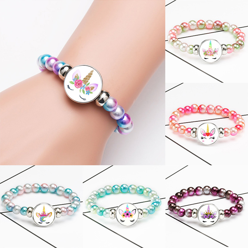 10PC/lot Unicorn Beaded Bracelets 18mm Snap Buttons Glass Dome Cabochon Horse Charms Trendy Jewelry Girls Kids Women Boy Unisex Gift, Black
10PC/lot Unicorn Beaded Bracelets 18mm Snap Buttons Glass Dome Cabochon Horse Charms Trendy Jewelry Girls Kids Women Boy Unisex Gift, Black