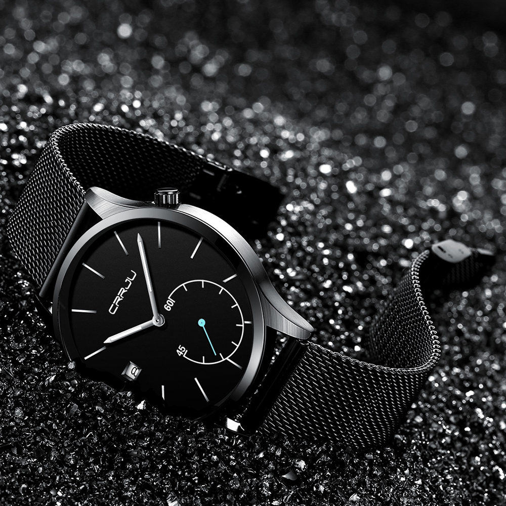 2020 CRRJU Top Brand Mens Watches Luxury Quartz Casual Watch Men Stainless Steel Mesh Clock relogio masculino Drop Shipping, Black
2020 CRRJU Top Brand Mens Watches Luxury Quartz Casual Watch Men Stainless Steel Mesh Clock relogio masculino Drop Shipping, Black