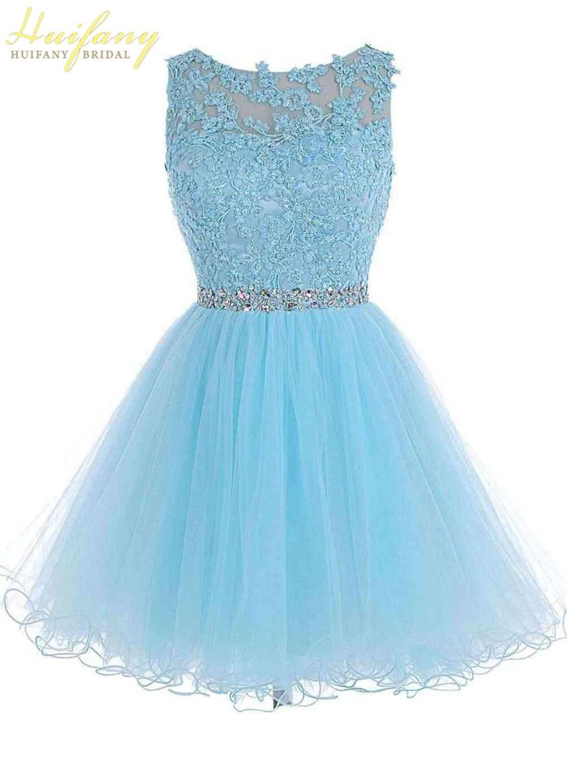 Lace Applique Beaded Backless Homecoming Dress 2019 Cheap Scoop A-Line Evening Short Party Tulle Graduation Dress Knee Length, White
Lace Applique Beaded Backless Homecoming Dress 2019 Cheap Scoop A-Line Evening Short Party Tulle Graduation Dress Knee Length, White