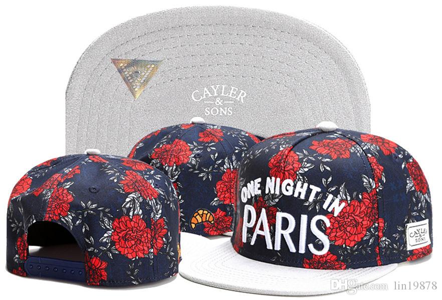 2019 Cayler & Sons ONE NIGHT IN PARIS floral Snapback hats gorras bones Baseball Caps Casual Summer Men women Outdoor Sport wholesale, Blue;gray
2019 Cayler & Sons ONE NIGHT IN PARIS floral Snapback hats gorras bones Baseball Caps Casual Summer Men women Outdoor Sport wholesale, Blue;gray