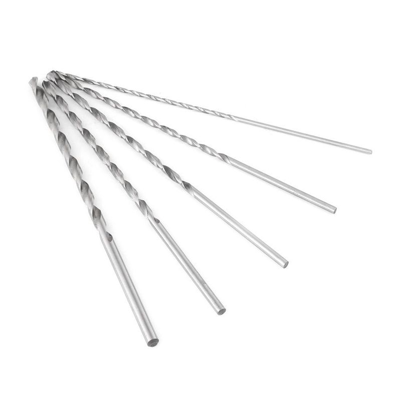 5PCS Extra Long High-speed Steel Drill Bit Sets Straight Shank Twist Drill Bit Tool 2-5mm for Wood
5PCS Extra Long High-speed Steel Drill Bit Sets Straight Shank Twist Drill Bit Tool 2-5mm for Wood