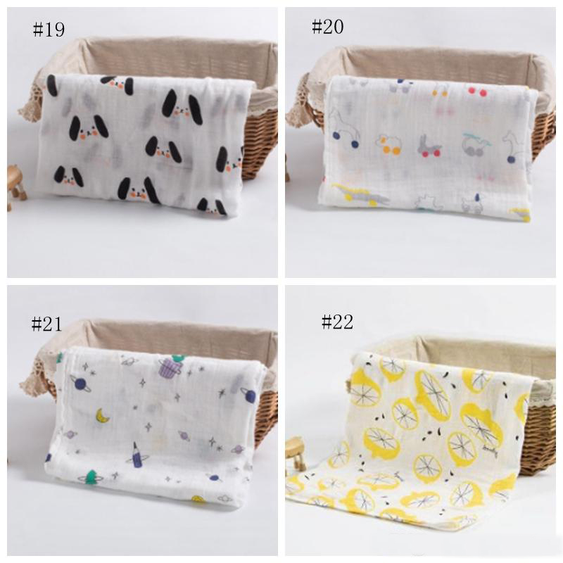 Muslin Baby Blankets Soft Swaddle Wrap Organic Cotton Baby Bath Towel Cart Nurse Cover Bedding Sheet Newborn Photography Accessories