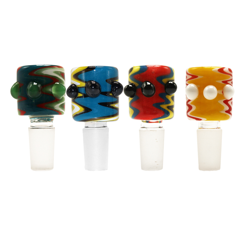 2020 Style 14mm 18mm Male Joint Colorful wig wag bowl dry herb Holder bowl pieces for Oil Rig Dab Rigs
2020 Style 14mm 18mm Male Joint Colorful wig wag bowl dry herb Holder bowl pieces for Oil Rig Dab Rigs