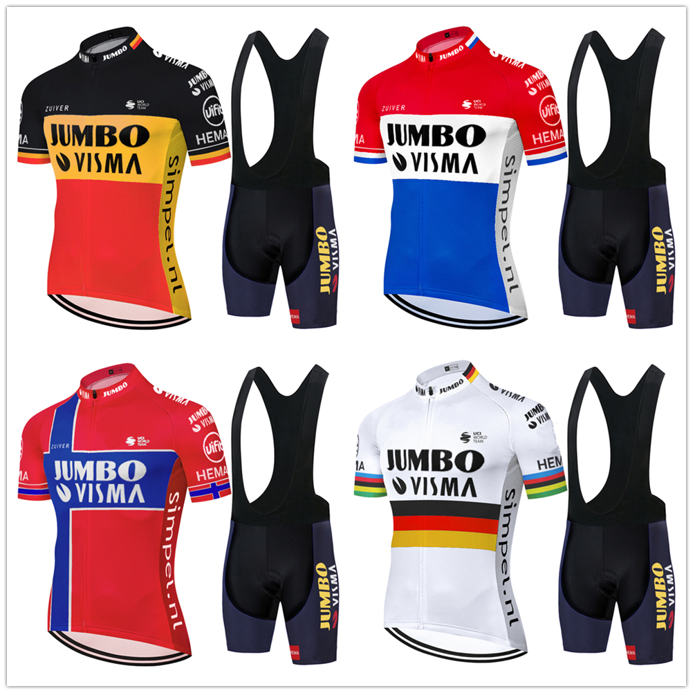 Tour De France 2020 Pro Team Jumbo visma Cycling Jersey Set Summer bicycle Clothing MTB bike Jersey bib shorts kit Ropa Ciclismo, Black;red
Tour De France 2020 Pro Team Jumbo visma Cycling Jersey Set Summer bicycle Clothing MTB bike Jersey bib shorts kit Ropa Ciclismo, Black;red