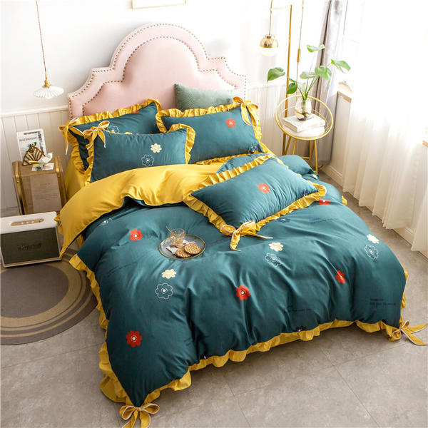 Princess Style Bedding Set Bed Sheet 1ps Duvet/Blanket/Comforter Cover+ Flat Sheet+pillowcase /Full/Queen/king Size, Black
Princess Style Bedding Set Bed Sheet 1ps Duvet/Blanket/Comforter Cover+ Flat Sheet+pillowcase /Full/Queen/king Size, Black