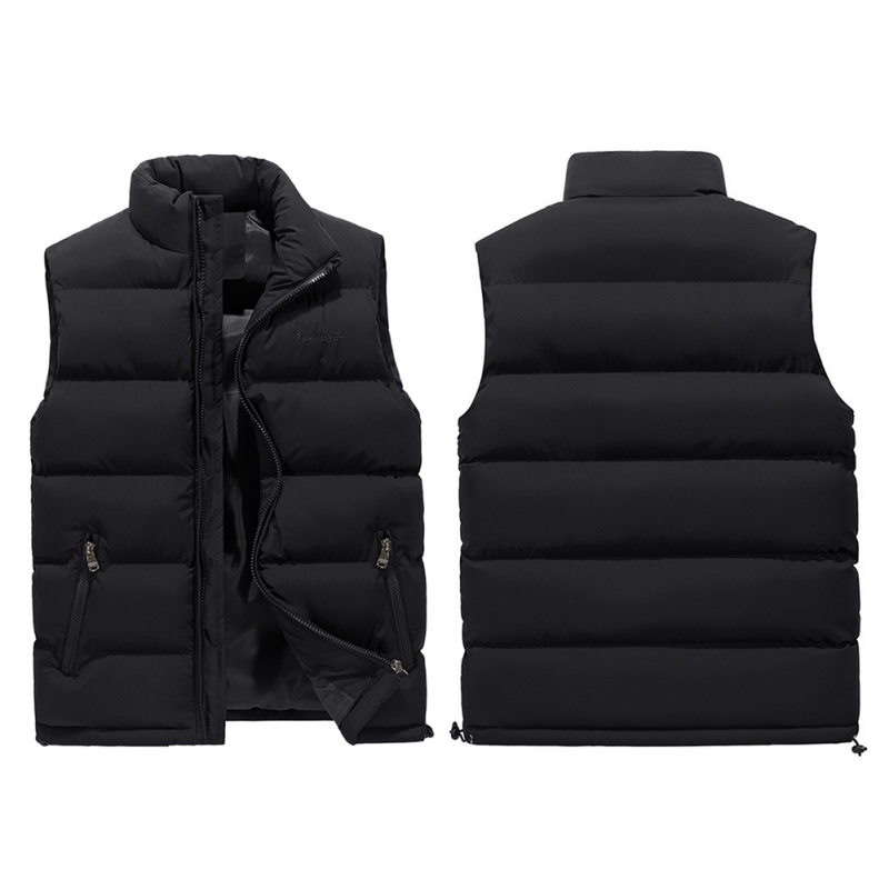 Fashion- Down Quilted Vest Body Warmer Warm Sleeveless Padded Jacket White duck down Coat New, Black
Fashion- Down Quilted Vest Body Warmer Warm Sleeveless Padded Jacket White duck down Coat New, Black