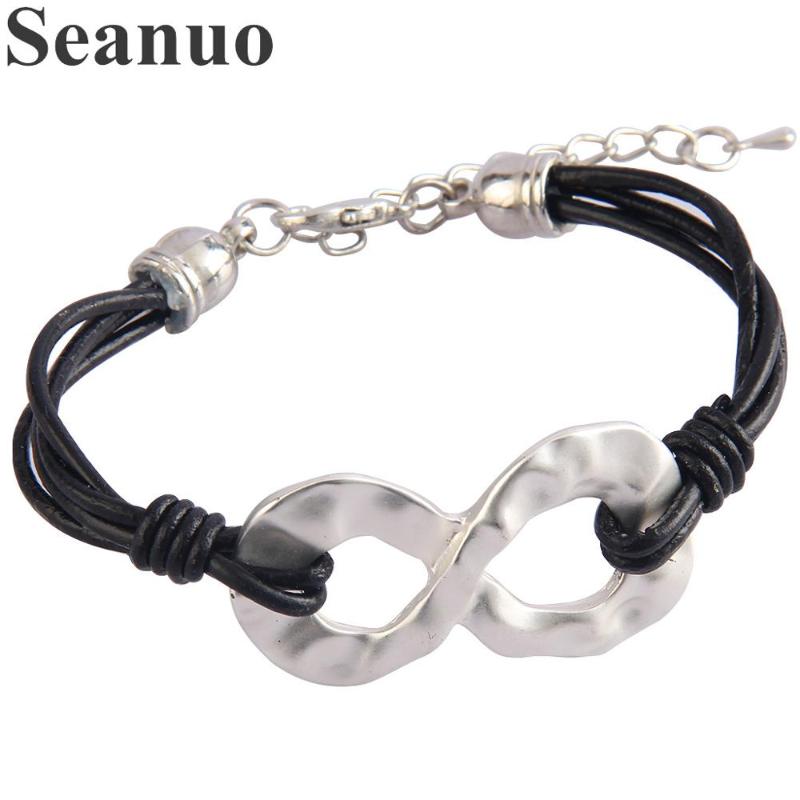 Seanuo 8 Shape Braided Multilayer Pu Leather Bracelets & Bangles Jewelry for Men Women Punk Unisex Christmas Gifts
Seanuo 8 Shape Braided Multilayer Pu Leather Bracelets & Bangles Jewelry for Men Women Punk Unisex Christmas Gifts