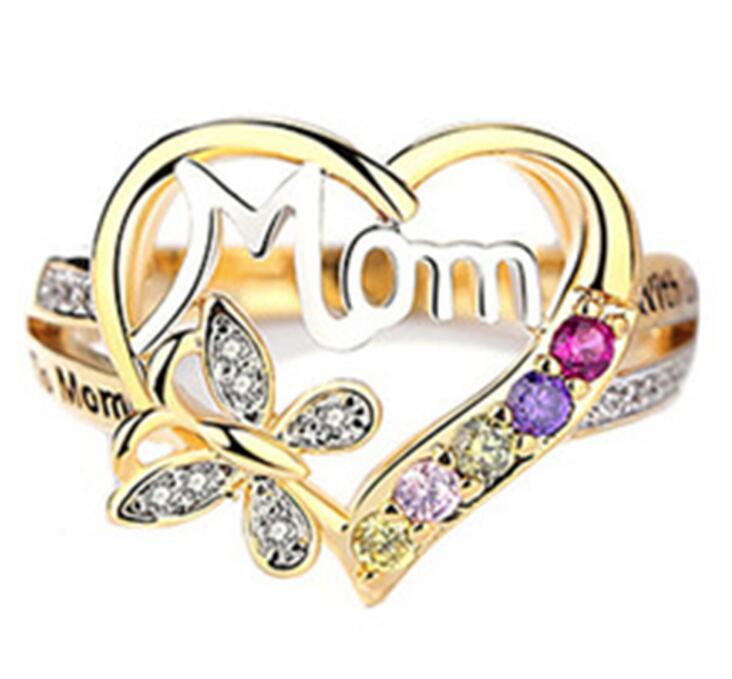 Best selling hand jewelry love mother ring mother's day gift MOM female ring WY683