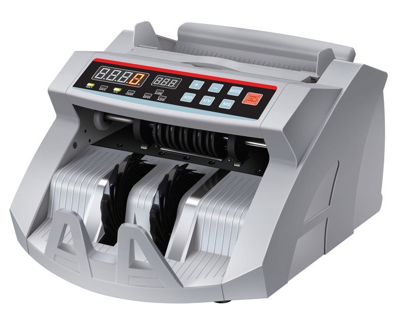 

Bill Counter, 110V / 220V, Money Counter ,Suitable for EURO US DOLLAR etc. Multi-Currency Compatible Cash Counting Machine LLFA