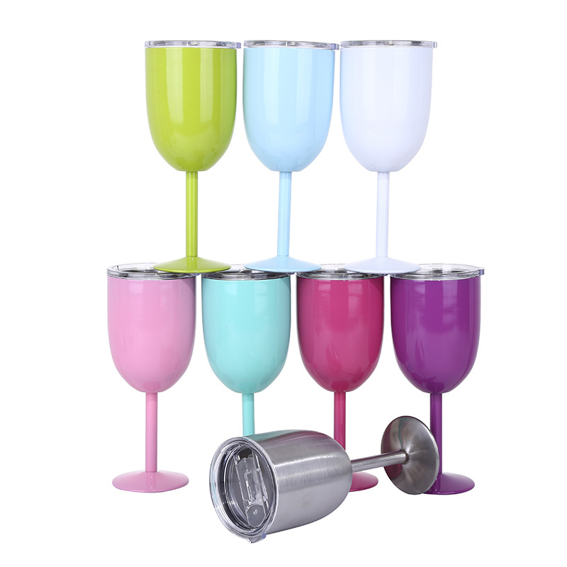 Double Stainless Steel Red Wine Glass With lids 10OZ Cocktail Glass Goblet 8 Colors Bar Car Mugs, As show
Double Stainless Steel Red Wine Glass With lids 10OZ Cocktail Glass Goblet 8 Colors Bar Car Mugs, As show