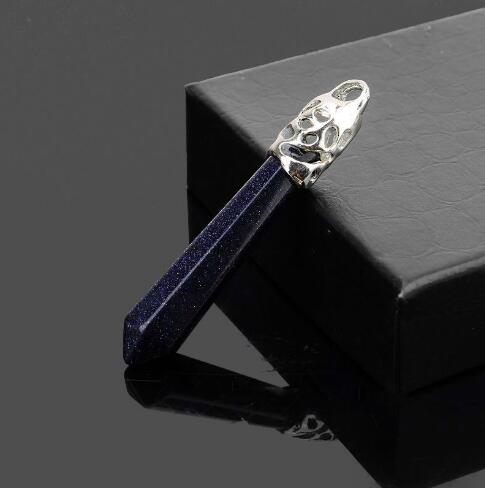 Natural Amethyst Point Pendant Opal Point Pendant Crystal Quartz Gemstone Healing Stone Pendulum Druzy Jewelry GD72