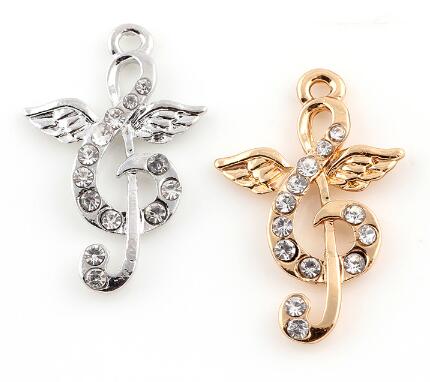 20PCS/lot 16x25mm (Golden,Silver Color) Angel Wing Pendant DIY Hang Music Note Charms Fit For Floating Dangle Locket Jewelrys
20PCS/lot 16x25mm (Golden,Silver Color) Angel Wing Pendant DIY Hang Music Note Charms Fit For Floating Dangle Locket Jewelrys