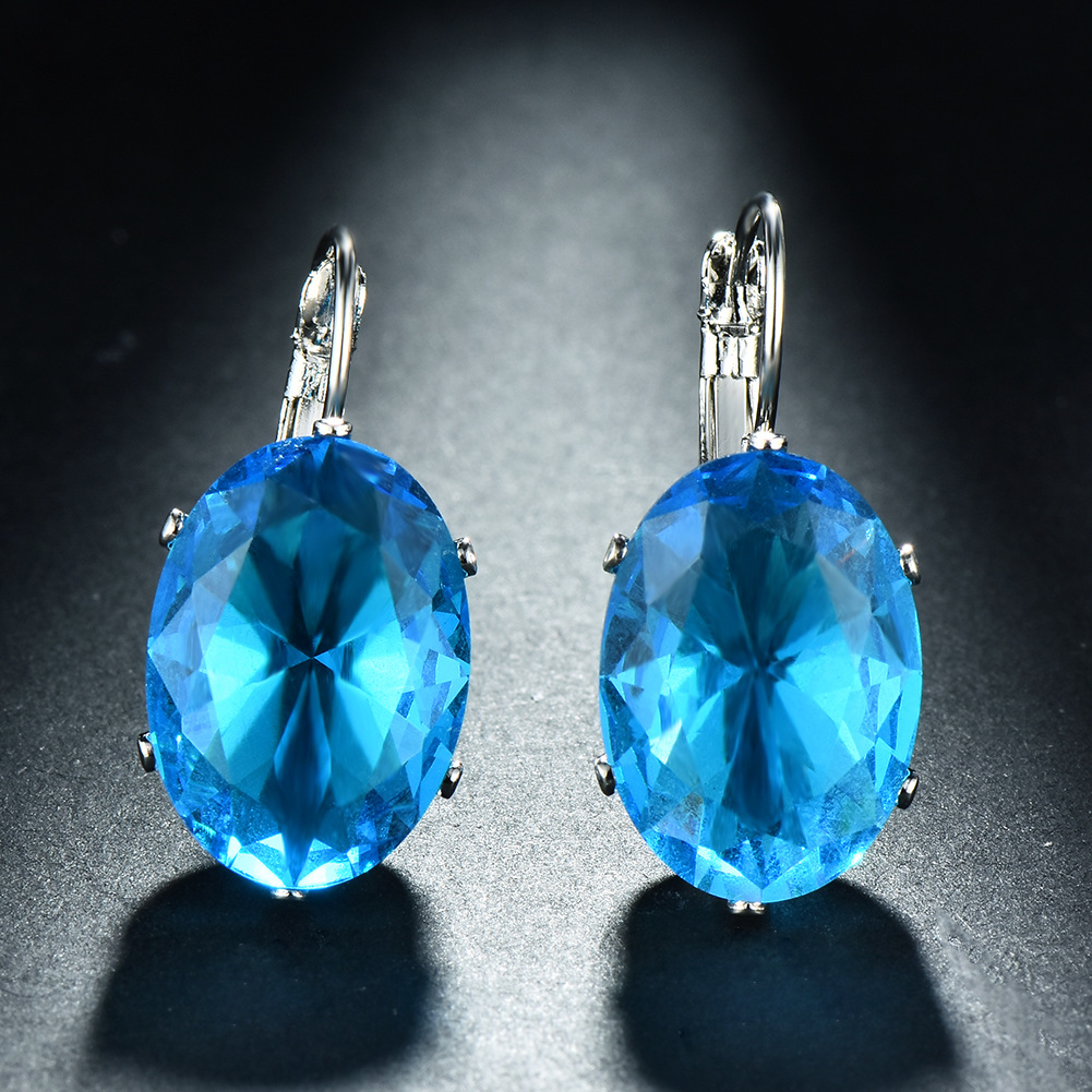 Luckyshine 19*14 mm High Quality Cubic Zirconia Earring Swiss BlueTopaz Dangle Earrings Silver Women Earring NEW
Luckyshine 19*14 mm High Quality Cubic Zirconia Earring Swiss BlueTopaz Dangle Earrings Silver Women Earring NEW
