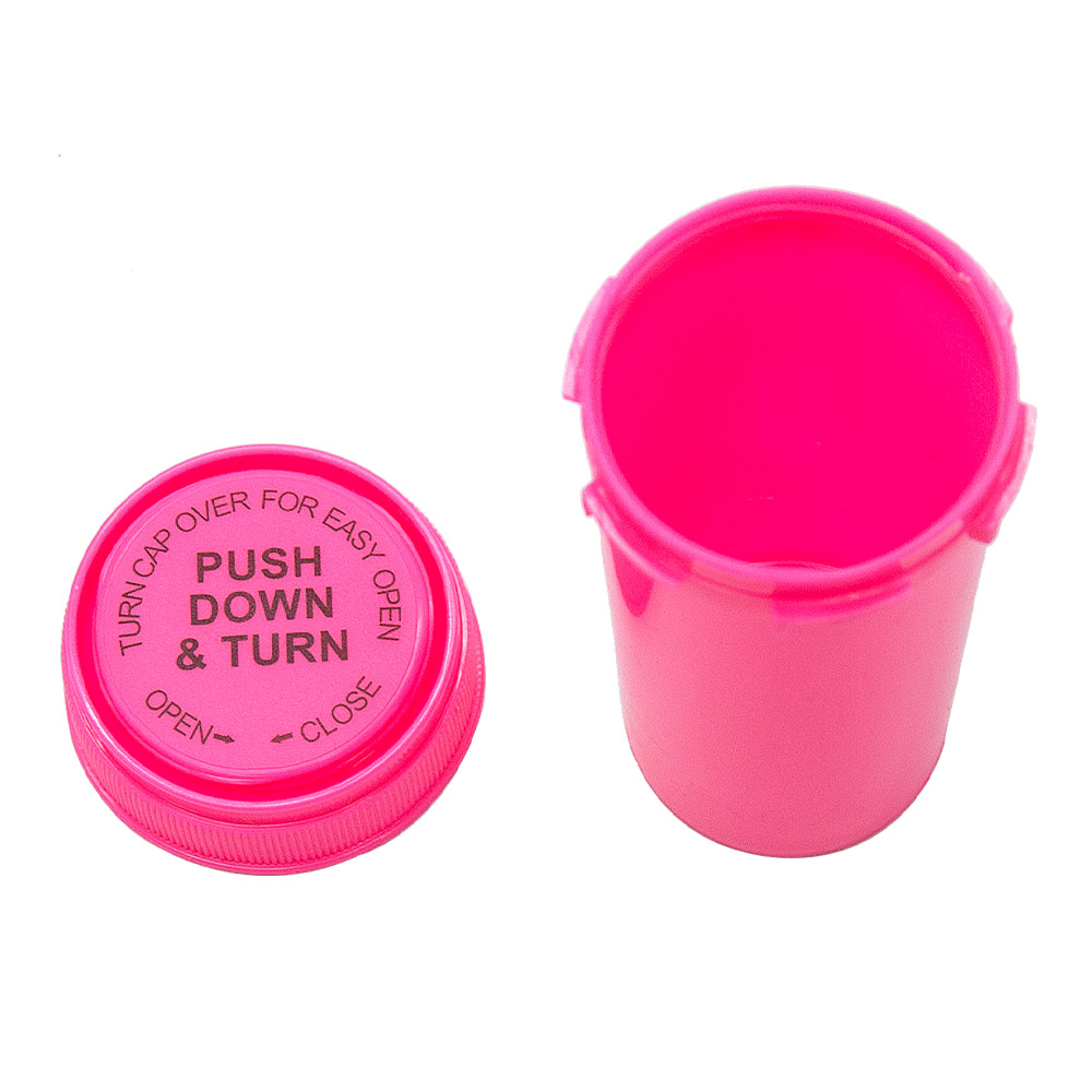 30 Dram Push "N" Turn Vial Smoking Container Acrylic Plastic Herb Storage Stash Jar Tobacco Case Mix Color Wholesale
30 Dram Push "N" Turn Vial Smoking Container Acrylic Plastic Herb Storage Stash Jar Tobacco Case Mix Color Wholesale