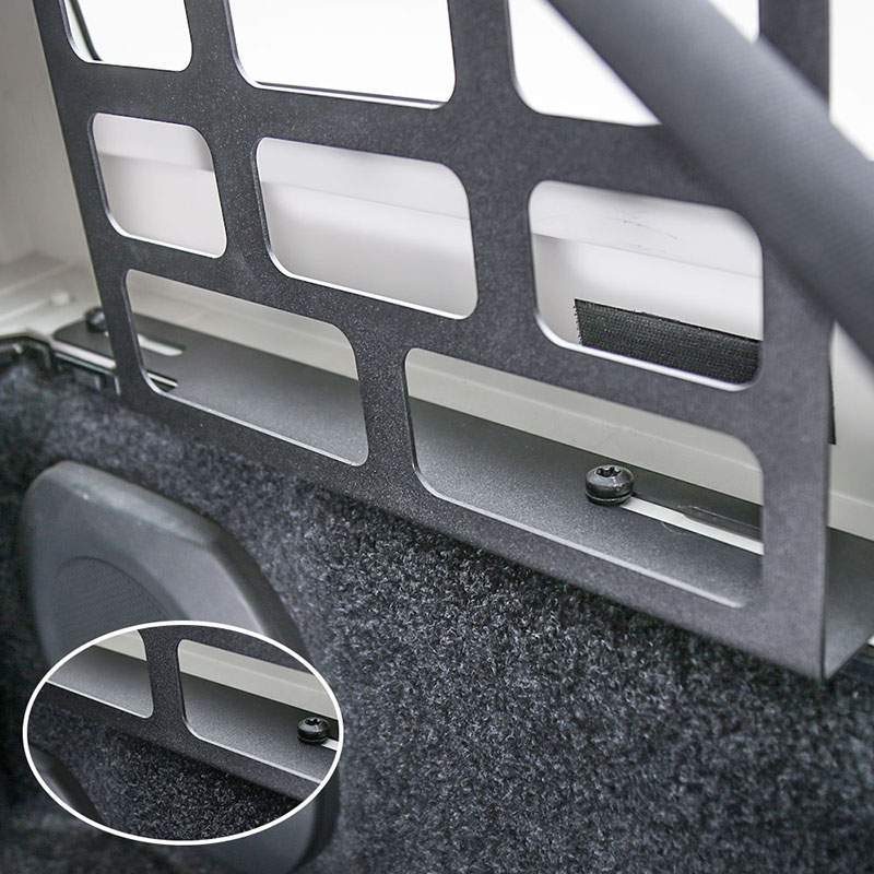 Iron Shelf Black Trunk Storage Rack Decoration Cover For Jeep Wrangler JL 2018+ Auto Interior Accessories