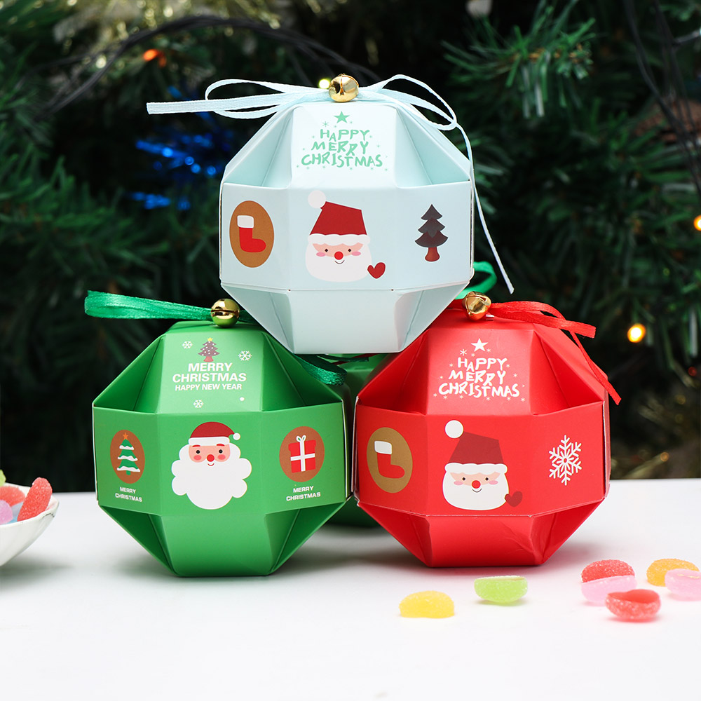 10PCS Merry Christmas Creative Candy Box Bag Christmas Tree Gift Box With Bells Paper Gift Bag Container Supplies
10PCS Merry Christmas Creative Candy Box Bag Christmas Tree Gift Box With Bells Paper Gift Bag Container Supplies