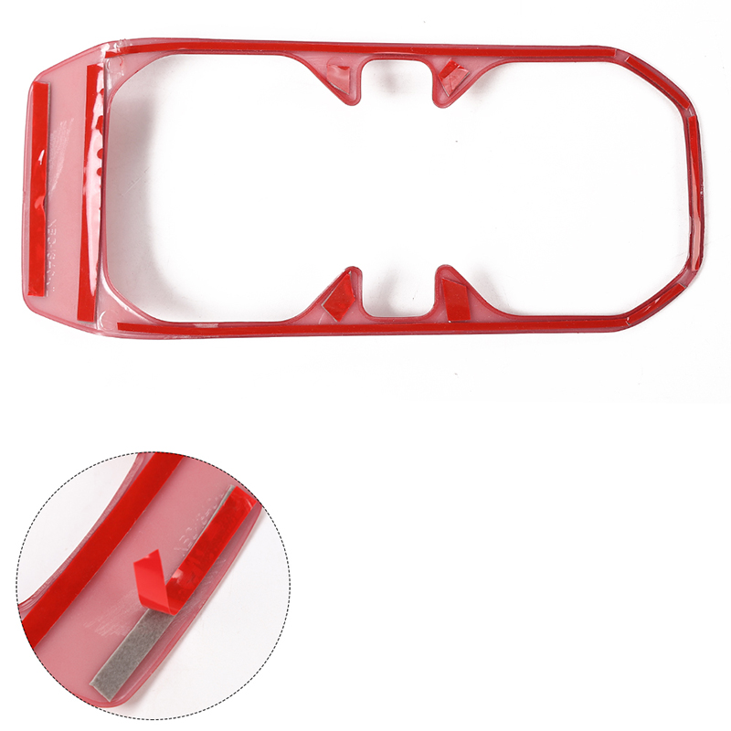 Red Front Water Cup Holder Decorative Cover For Jeep Wrangler JL 2018 Factory Outlet High Quatlity Auto Internal Accessories