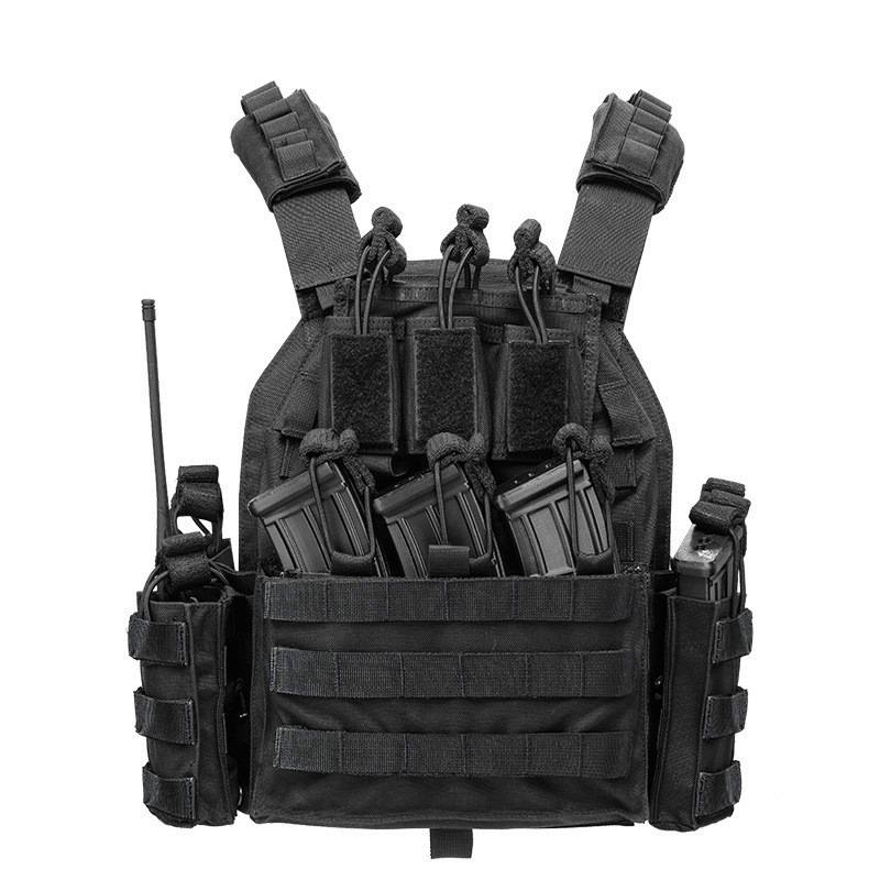 Hlurker Boutique Detachable 1000D Nylon Cloth Tactical Modular Armor Molle Army Vest Multifunctional Field Hunting Vest, Black
Hlurker Boutique Detachable 1000D Nylon Cloth Tactical Modular Armor Molle Army Vest Multifunctional Field Hunting Vest, Black