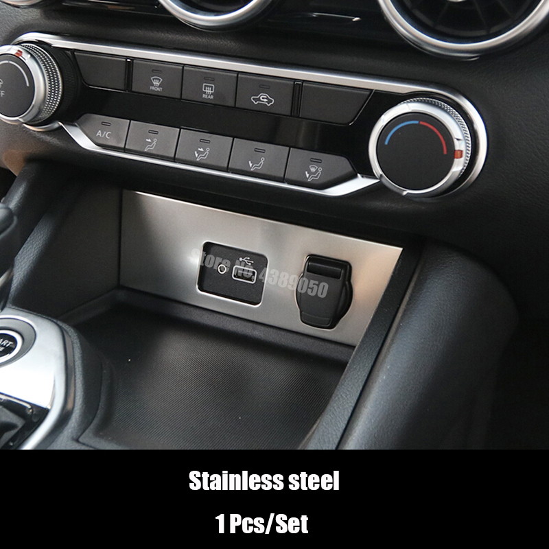 Stainless steel For Sentra 2020 Accessories Car cigarette Lighter panel decoration Cover trim Sticker Car styling 1pcs
Stainless steel For Sentra 2020 Accessories Car cigarette Lighter panel decoration Cover trim Sticker Car styling 1pcs