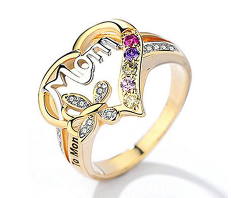 Best selling hand jewelry love mother ring mother's day gift MOM female ring WY683
