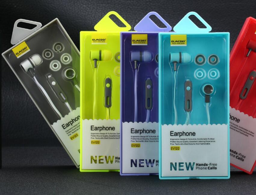 Elmcoei EV122 EV110 EV121 Earphone Sports with Mic Headphones In-Ear 3.5mm Stereo headset super bass cell phone earphones retail package, Mixed color
Elmcoei EV122 EV110 EV121 Earphone Sports with Mic Headphones In-Ear 3.5mm Stereo headset super bass cell phone earphones retail package, Mixed color