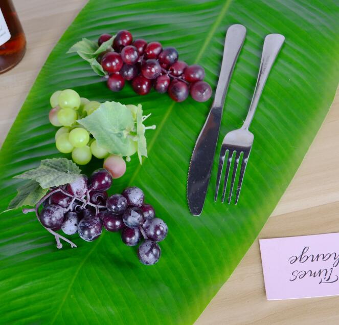 Artificial Banana Leaves Single Leaf Tropical Leaves Decorations Safari Party Supplies Creative Leave Mat Table Runner