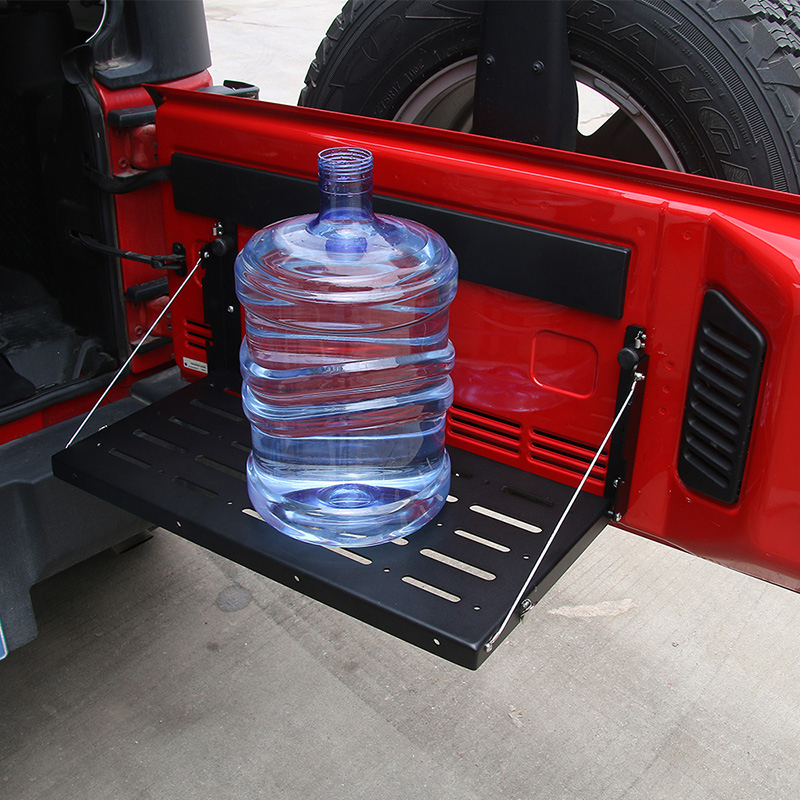 Shelf Door Frame Metal Rear Luggage Holder For Jeep Wrangler JK 2007-2017 High Quality Auto Exterior Accessories