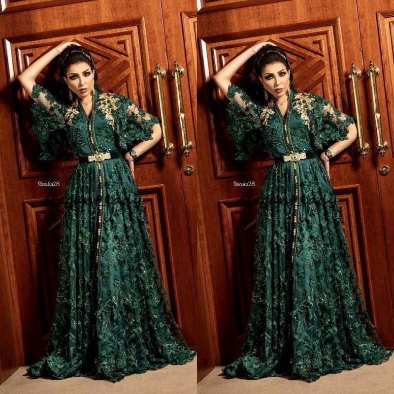 2020 Dubai Arabic Dark Green Formal Evening Dresses with Long Sleeve Muslim Kaftan Abaya 3D Floral Lace Occasion Prom Gown, Lavender
2020 Dubai Arabic Dark Green Formal Evening Dresses with Long Sleeve Muslim Kaftan Abaya 3D Floral Lace Occasion Prom Gown, Lavender