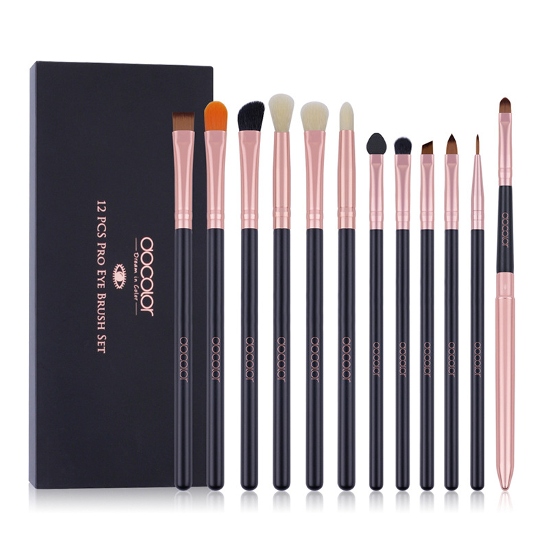 Professional 12Pcs Eye Shadow Brush Set Hot Eyelash Brush Beginner Complete Eye Makeup Brushes Makeup Tools
Professional 12Pcs Eye Shadow Brush Set Hot Eyelash Brush Beginner Complete Eye Makeup Brushes Makeup Tools