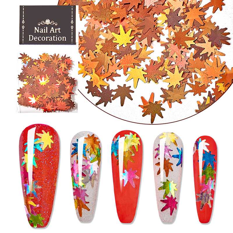 1 Pack Holographic Multicolor Sequins Nail Art Glitter Flakes Leaves Design Laser Nail Decorations DIY Manicure
1 Pack Holographic Multicolor Sequins Nail Art Glitter Flakes Leaves Design Laser Nail Decorations DIY Manicure