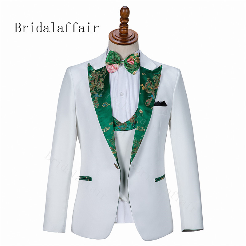 2019 New Fashion Groom Wedding Dress Suits/Men Daily Work Wear suits/Male 3 Pieces Suit