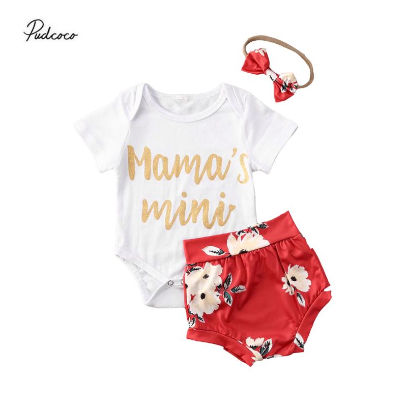 0-18M Newborn Girl Summer Suit Short Sleeve Letter Print Jumpsuit + Floral Shorts + Hairband Set 3PCS, As pic
0-18M Newborn Girl Summer Suit Short Sleeve Letter Print Jumpsuit + Floral Shorts + Hairband Set 3PCS, As pic