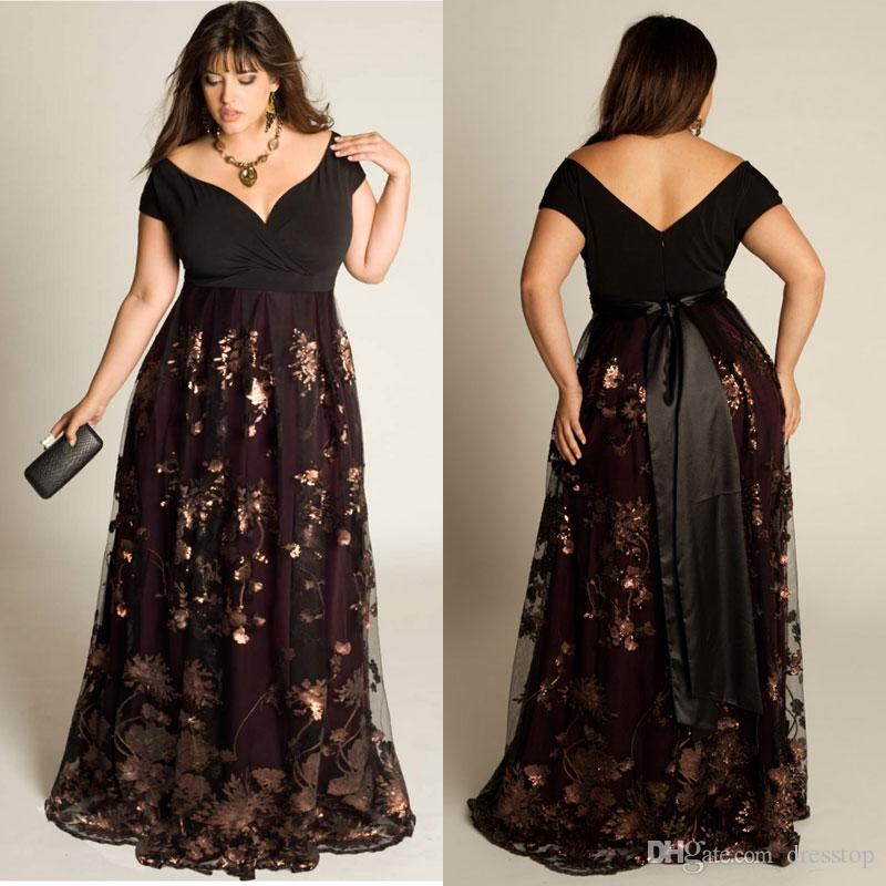 Cheap Plus Size Evening Dresses Short Sleeves A-Line Off The Shoulder Prom Dress Sequins Appliqued Floor-Length Special Occasion Gowns, Ivory
Cheap Plus Size Evening Dresses Short Sleeves A-Line Off The Shoulder Prom Dress Sequins Appliqued Floor-Length Special Occasion Gowns, Ivory