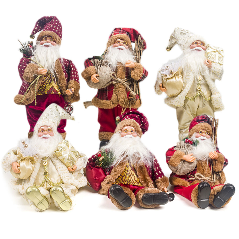 2019 Christmas Santa Claus Stand Sitting Doll Fabric Doll Xmas Decoration Children Kids Gift For House Home Decor Ornament
2019 Christmas Santa Claus Stand Sitting Doll Fabric Doll Xmas Decoration Children Kids Gift For House Home Decor Ornament