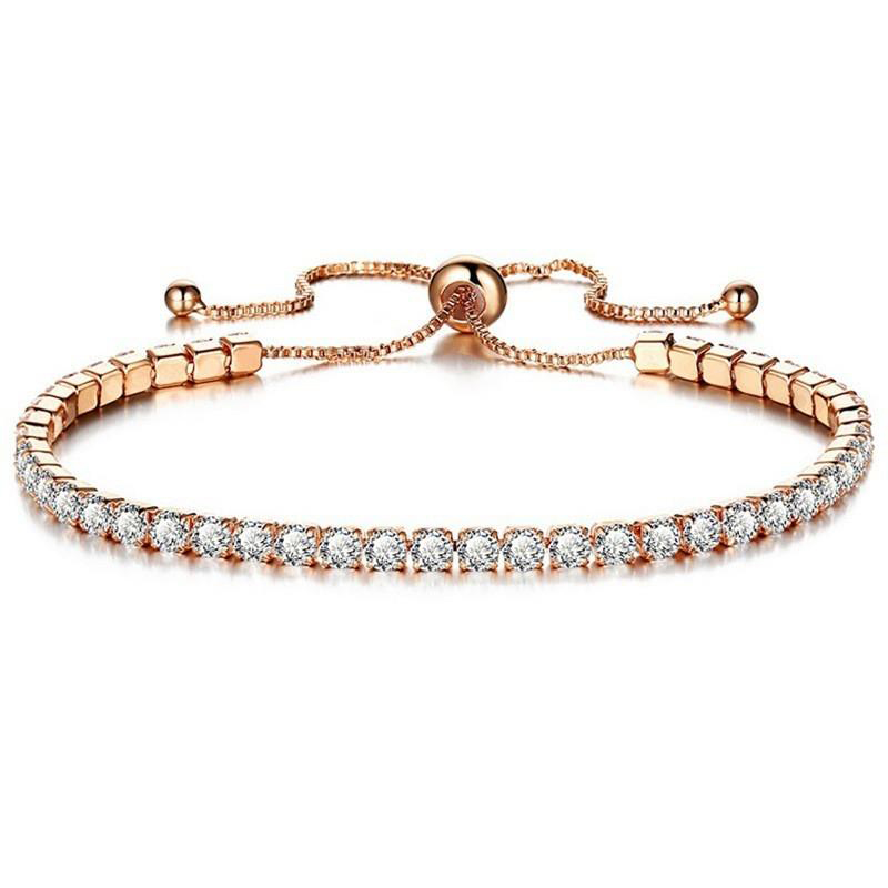 Fashion Cubic Zirconia Tennis Bracelet & Bangles For Women Gifts New Fashion Wedding Engagement Bracelets