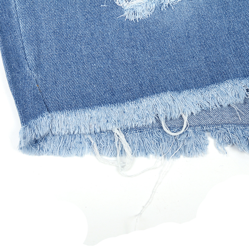 Summer Women Sexy Streetwear High Waist Short Denim Skirt Female Hollow Out Tassel Bodycon Split Cowgirl Mini Skirts Blue Jeans C19041601