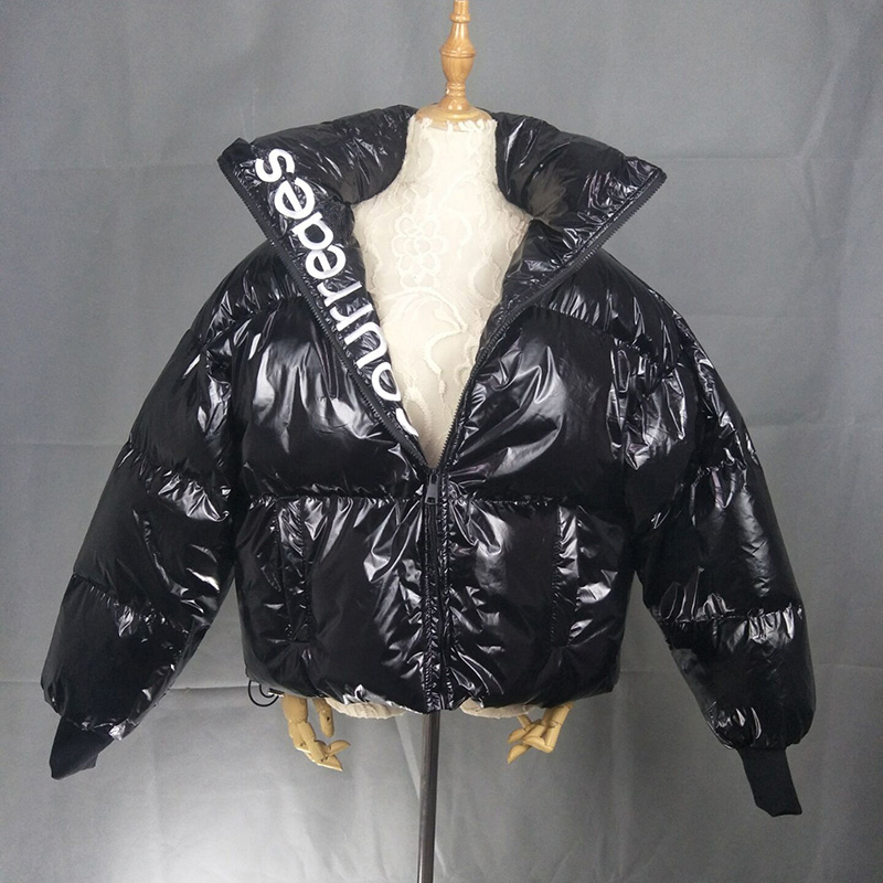 2019 Winter Glossy Down Parka women' Waterproof Coat Embroidery jacket large size Loose Winter Warm Thick Parka Women Jacket, Black
2019 Winter Glossy Down Parka women' Waterproof Coat Embroidery jacket large size Loose Winter Warm Thick Parka Women Jacket, Black